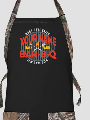 Few Have Died BBQ : Printed 2-Tone Aprons