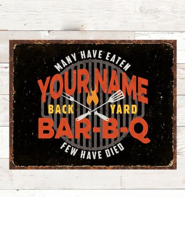 Few Have Died BBQ : Tin Signs