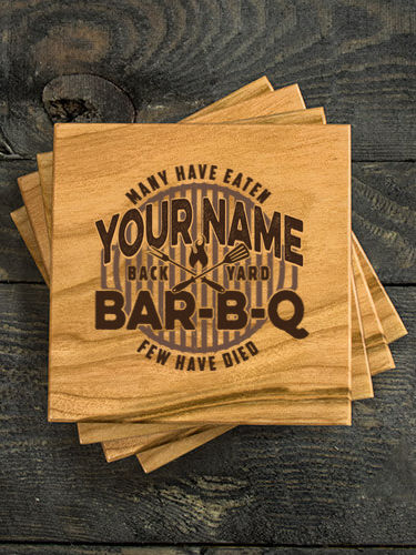 Few Have Died BBQ : Coasters - Engraved