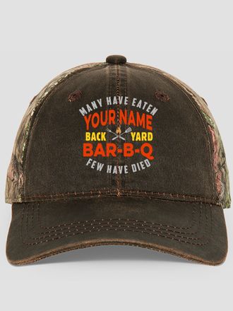 Few Have Died BBQ : Embroidered 2-Tone Camo Hats
