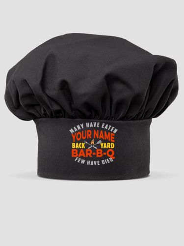 Few Have Died BBQ : Embroidered Chef Hat