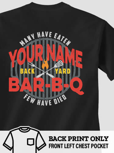 Few Have Died BBQ : Printed Pocket T-Shirts