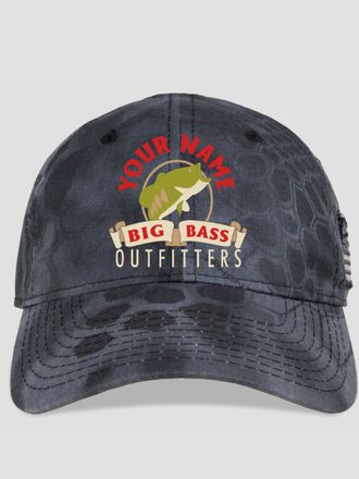 Big Bass Outfitters : Embroidered Kryptek Tactical Camo Hats