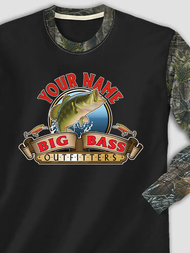 Big Bass Outfitters : Printed 2-Tone Camo Long Sleeves