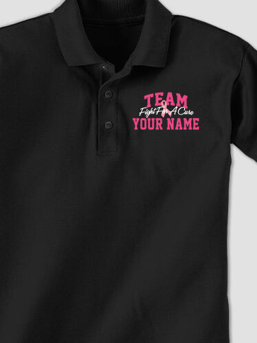 Team Pink : Embroidered Polo Shirts
