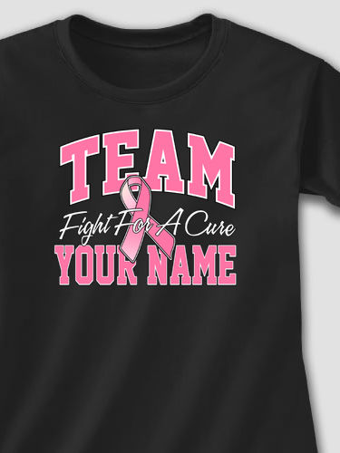 Team Pink : Adult Ladies Fitted T-Shirt