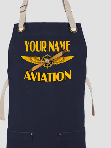 Aviation : Printed Canvas Work Aprons