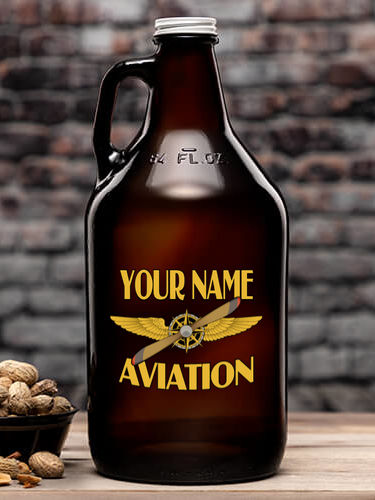 Aviation : Beer Growlers - Color Printed