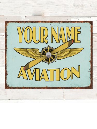 Aviation : Tin Signs