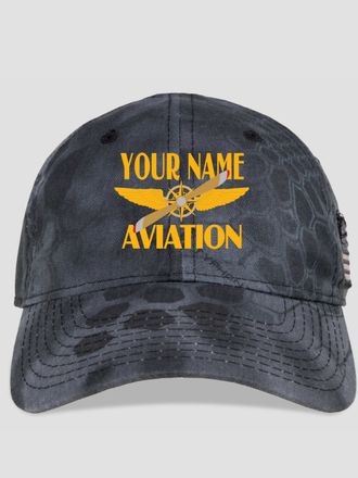 Aviation : Embroidered Kryptek Tactical Camo Hats