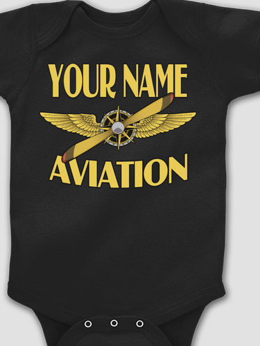 Aviation : Printed Baby Bodysuits