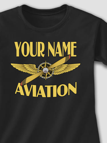 Aviation : Adult Ladies Fitted T-Shirt