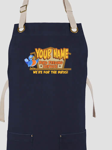 Bird Feeding Service : Printed Canvas Work Aprons