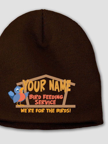 Bird Feeding Service : Embroidered Beanies