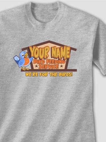 Bird Feeding Service : Printed T-Shirts