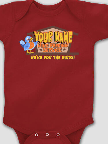 Bird Feeding Service : Printed Baby Bodysuits