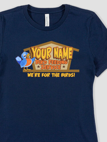 Bird Feeding Service : Premium Ladies T-Shirts