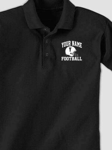 Football Helmet : Embroidered Polo Shirts