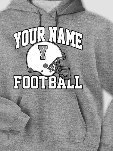 Football Helmet : Printed Hoodies