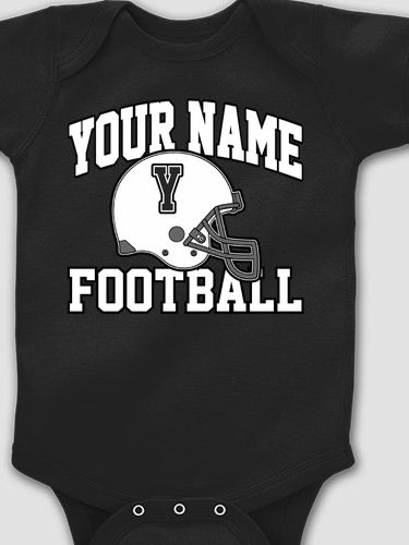 Football Helmet : Printed Baby Bodysuits