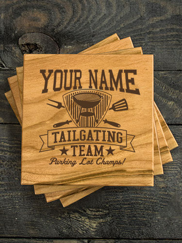 Tailgating Team : Coasters - Engraved