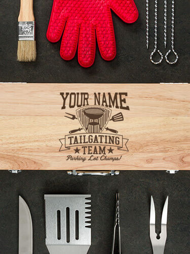 Tailgating Team : 10 Piece BBQ Set