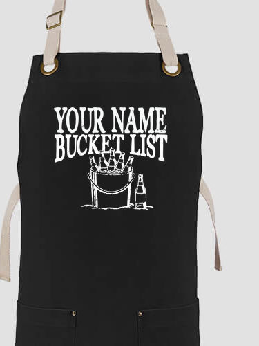 Bucket List : Printed Canvas Work Aprons