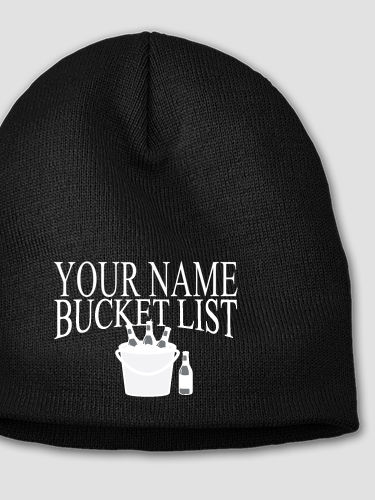 Bucket List : Embroidered Beanies