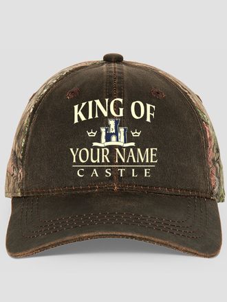King Of The Castle : Embroidered 2-Tone Camo Hats