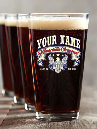 American Original : Pint Glasses - Color Printed
