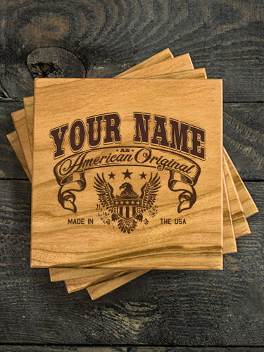 American Original : Coasters - Engraved