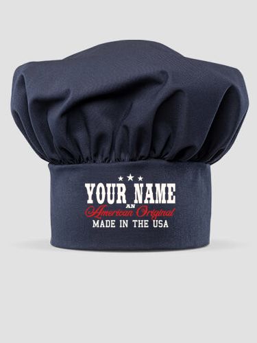 American Original : Embroidered Chef Hat
