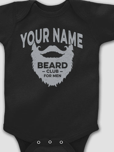 Beard Club : Printed Baby Bodysuits