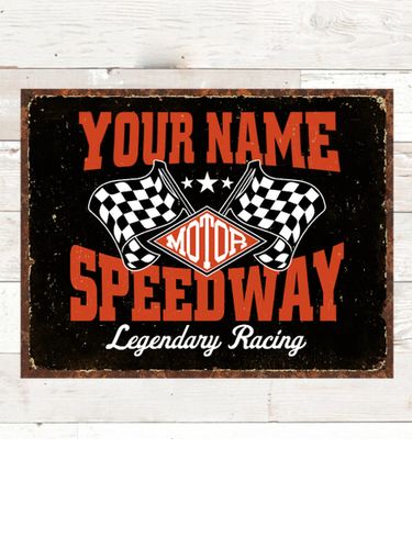 Speedway : Tin Signs