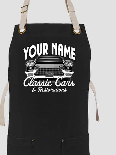Classic Cars : Printed Canvas Work Aprons