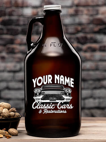 Classic Cars : Beer Growlers - Color Printed