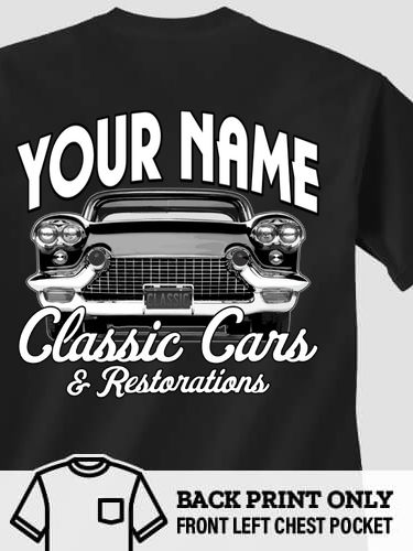 Classic Cars : Printed Pocket T-Shirts