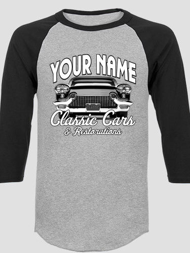 Classic Cars : Printed Raglan Shirts
