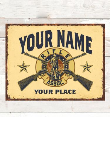Rifle Association : Tin Signs
