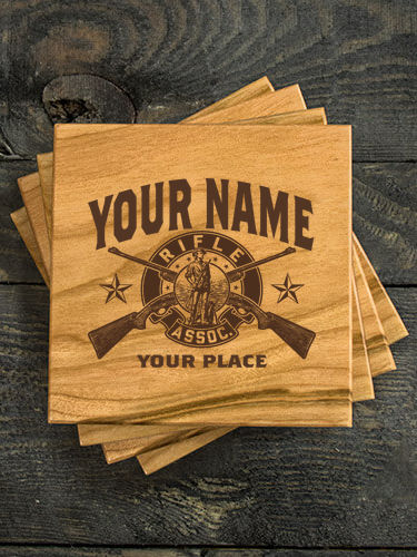 Rifle Association : Coasters - Engraved