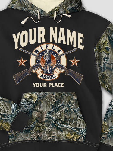 Rifle Association : Printed 2-Tone Camo Hoodies