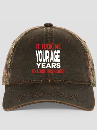 It Took Years : Embroidered 2-Tone Camo Hats