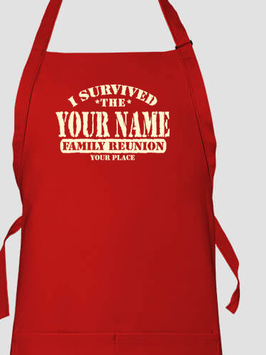 I Survived Reunion : Printed Aprons