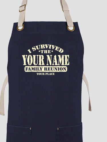 I Survived Reunion : Printed Canvas Work Aprons