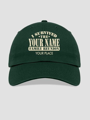 I Survived Reunion : Embroidered Baseball Hats