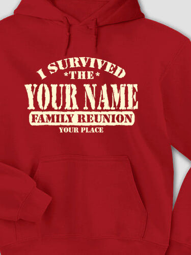 I Survived Reunion : Printed Hoodies