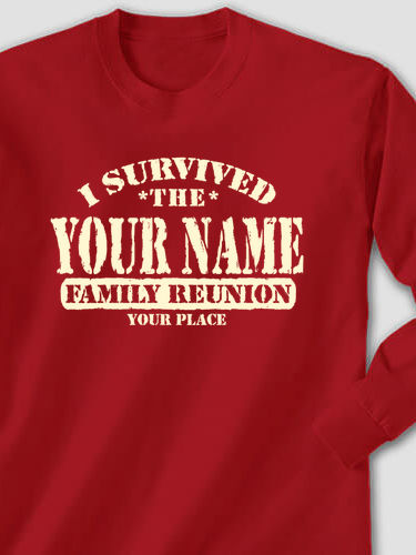 I Survived Reunion : Printed Long Sleeves