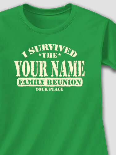 I Survived Reunion : Printed T-Shirts