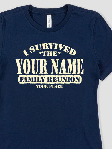 I Survived Reunion : Premium Ladies T-Shirts