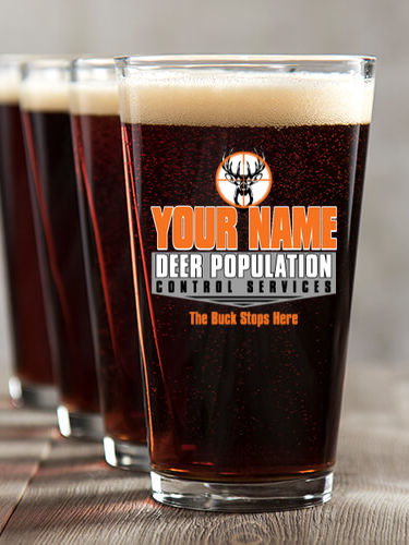 Deer Services : Pint Glasses - Color Printed